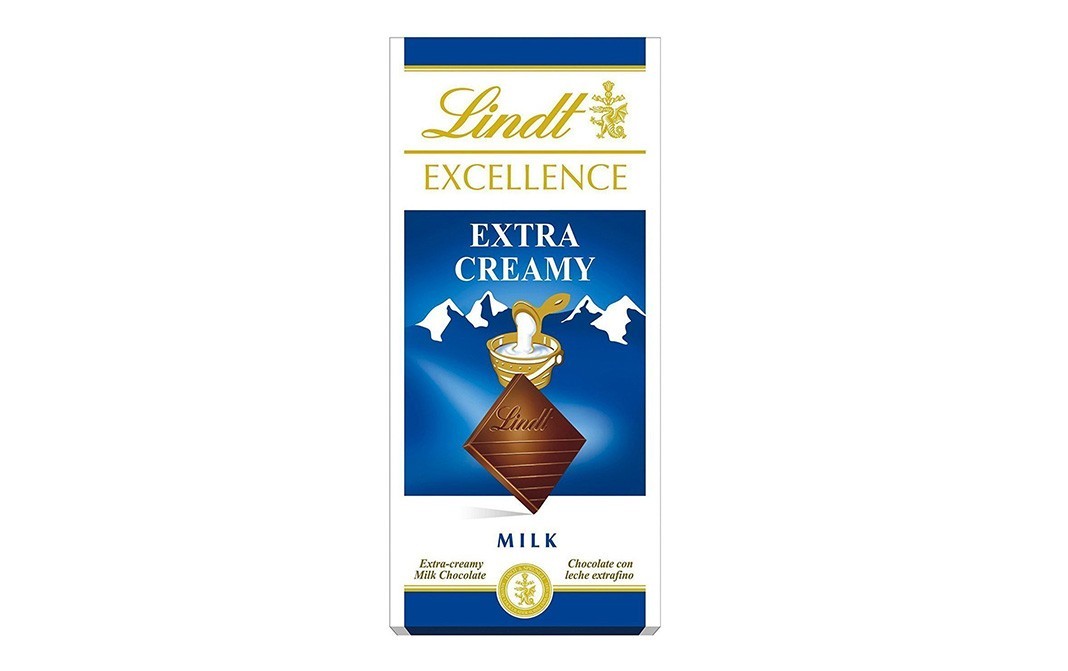 Lindt Excellence Extra Creamy Milk Chocolate   Box  100 grams